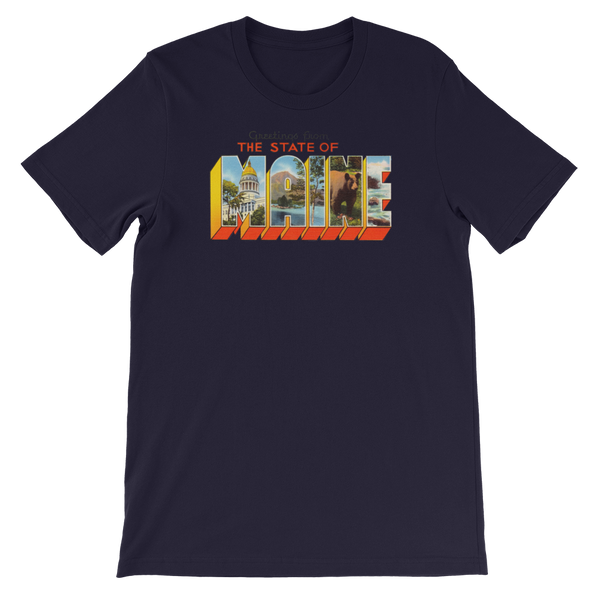 Greetings from Maine State T-Shirt