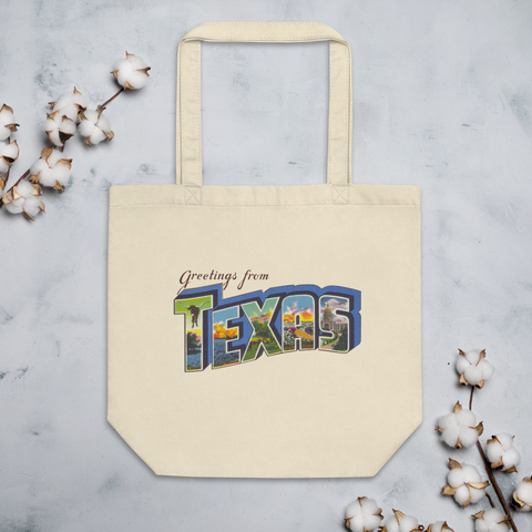 Greetings from Texas Eco Tote Bag