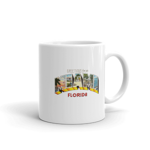 Greetings from Miami, FL Mug