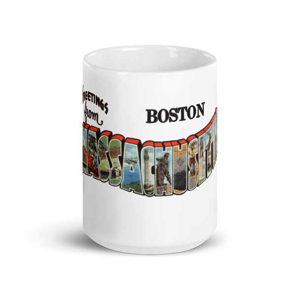 Greetings from Boston Mug