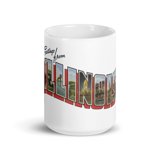 Greetings from Illinois Mug