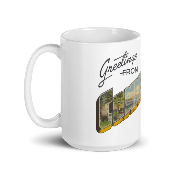 Greetings from Connecticut Mug